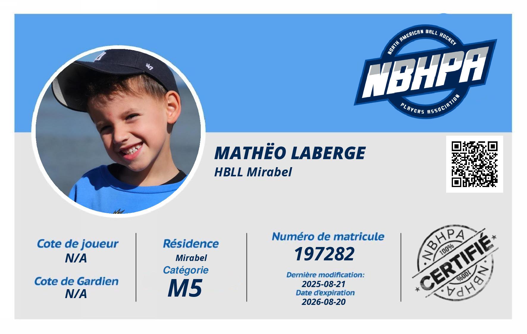 Mathëo Laberge