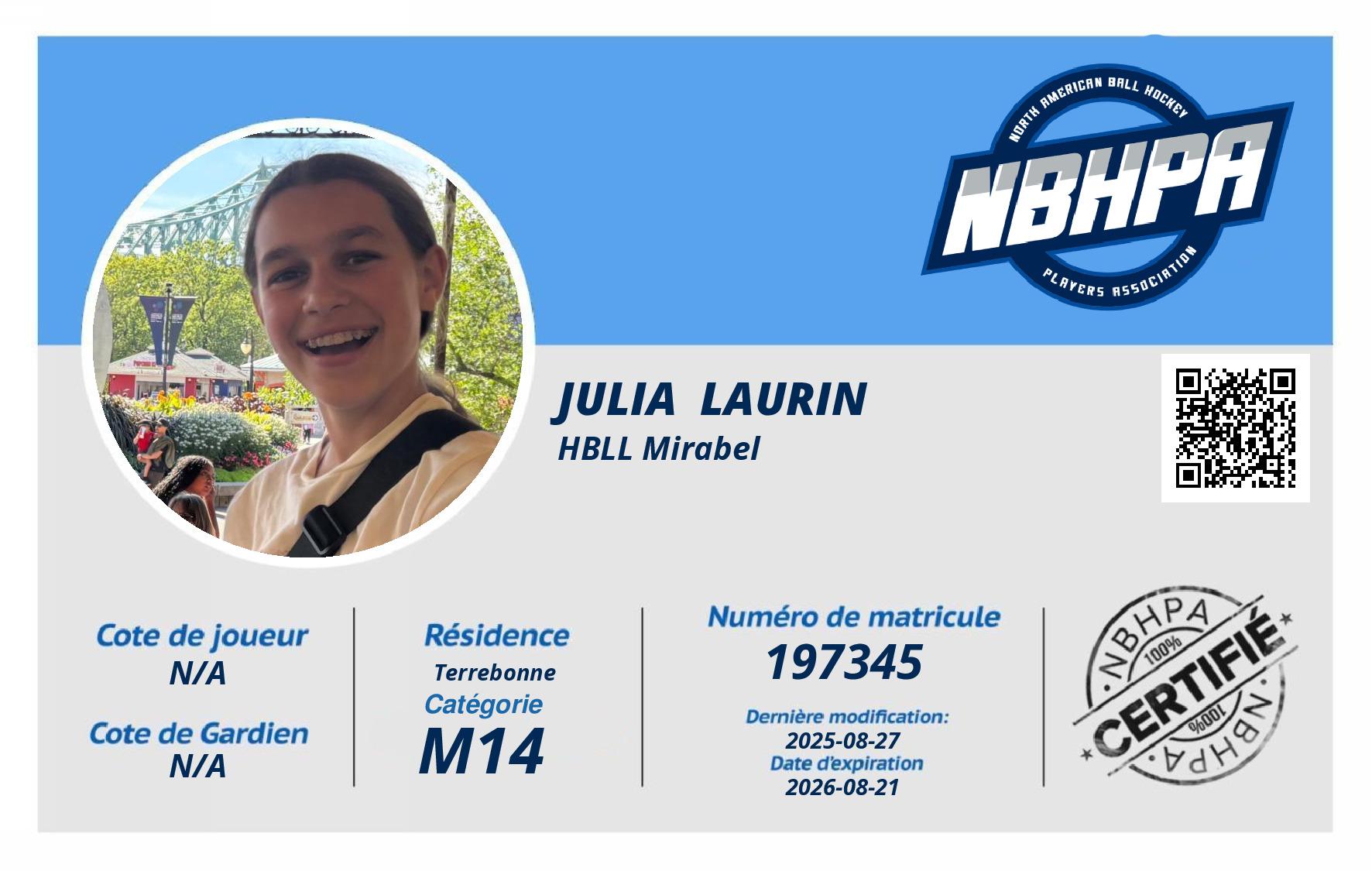 Julia  Laurin