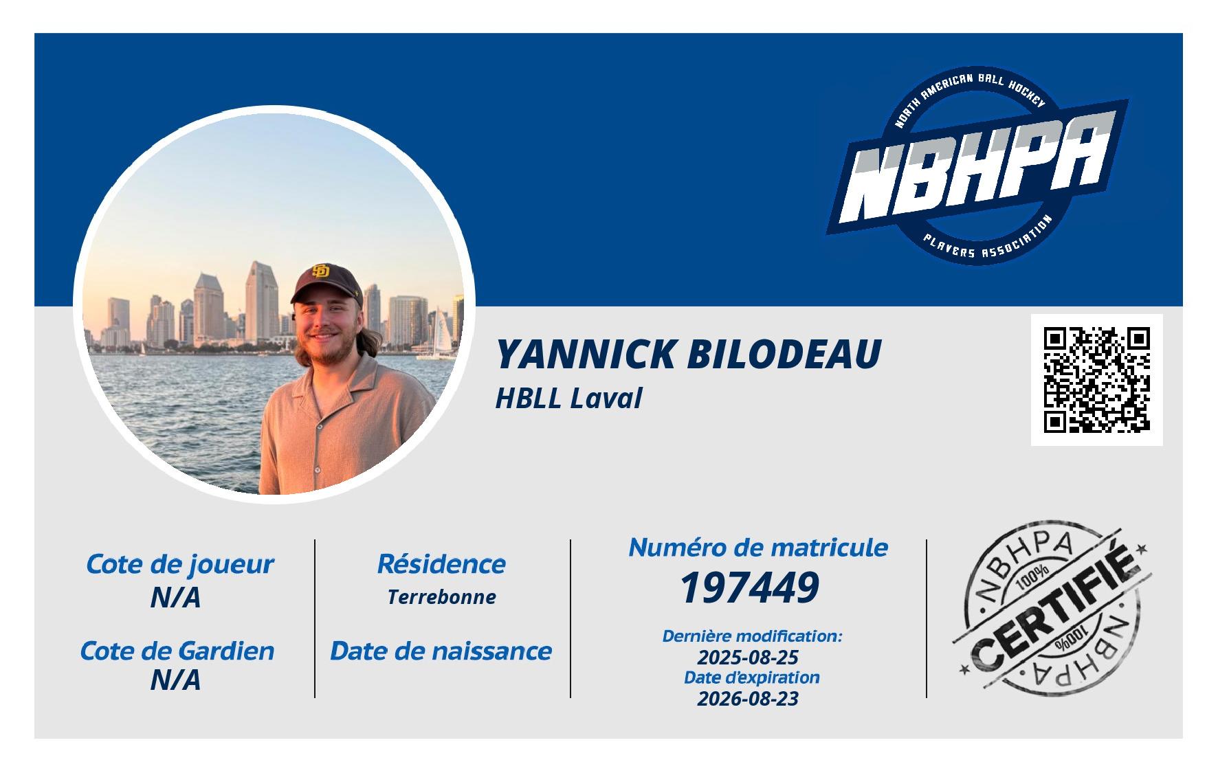 Yannick Bilodeau