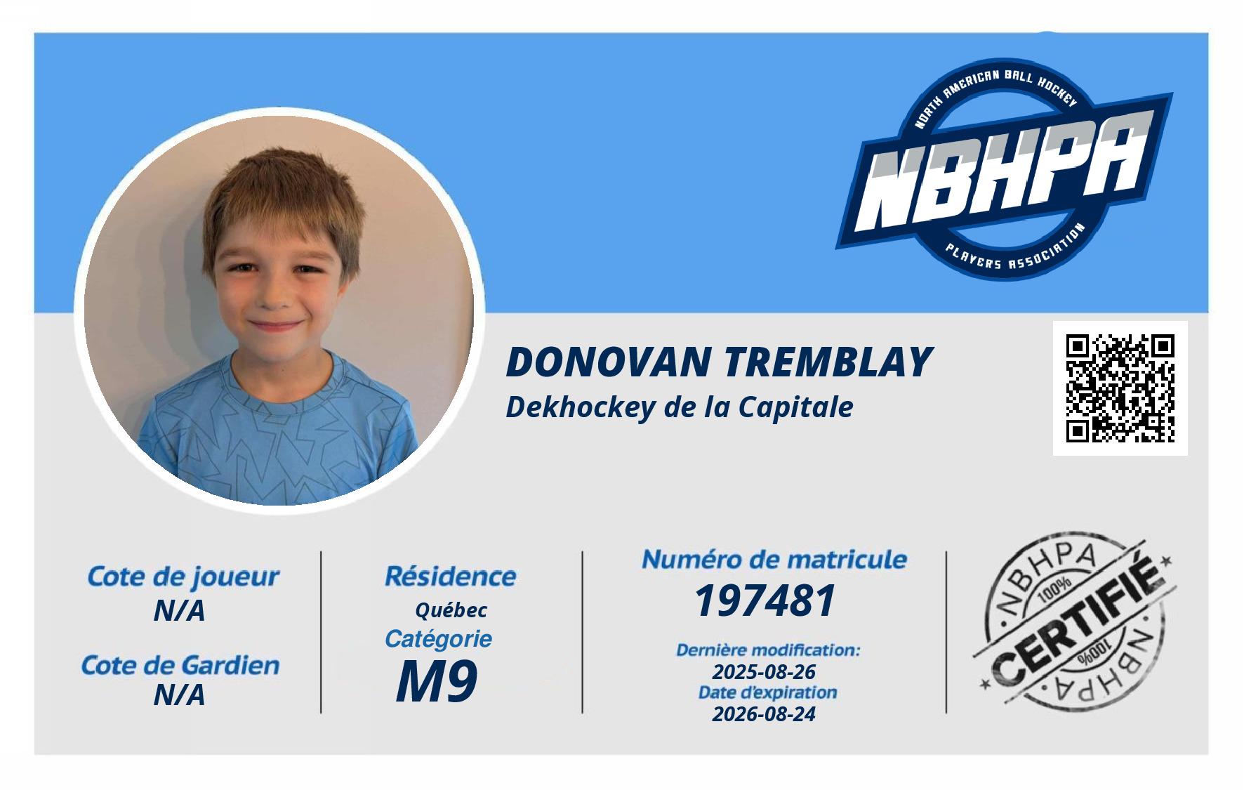 Donovan Tremblay