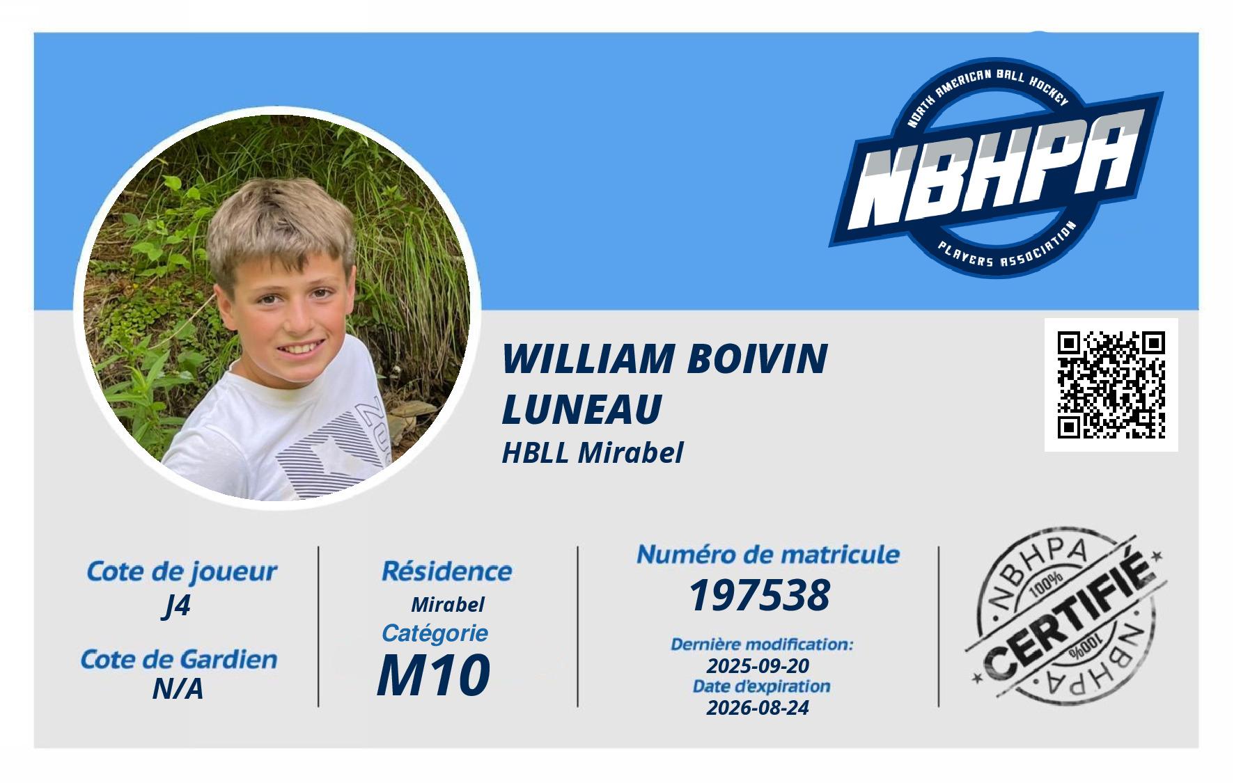 William Boivin Luneau