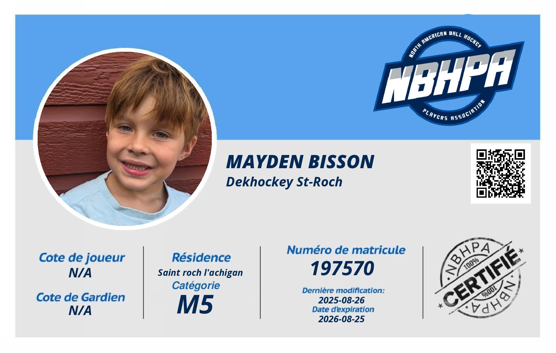 Mayden Bisson