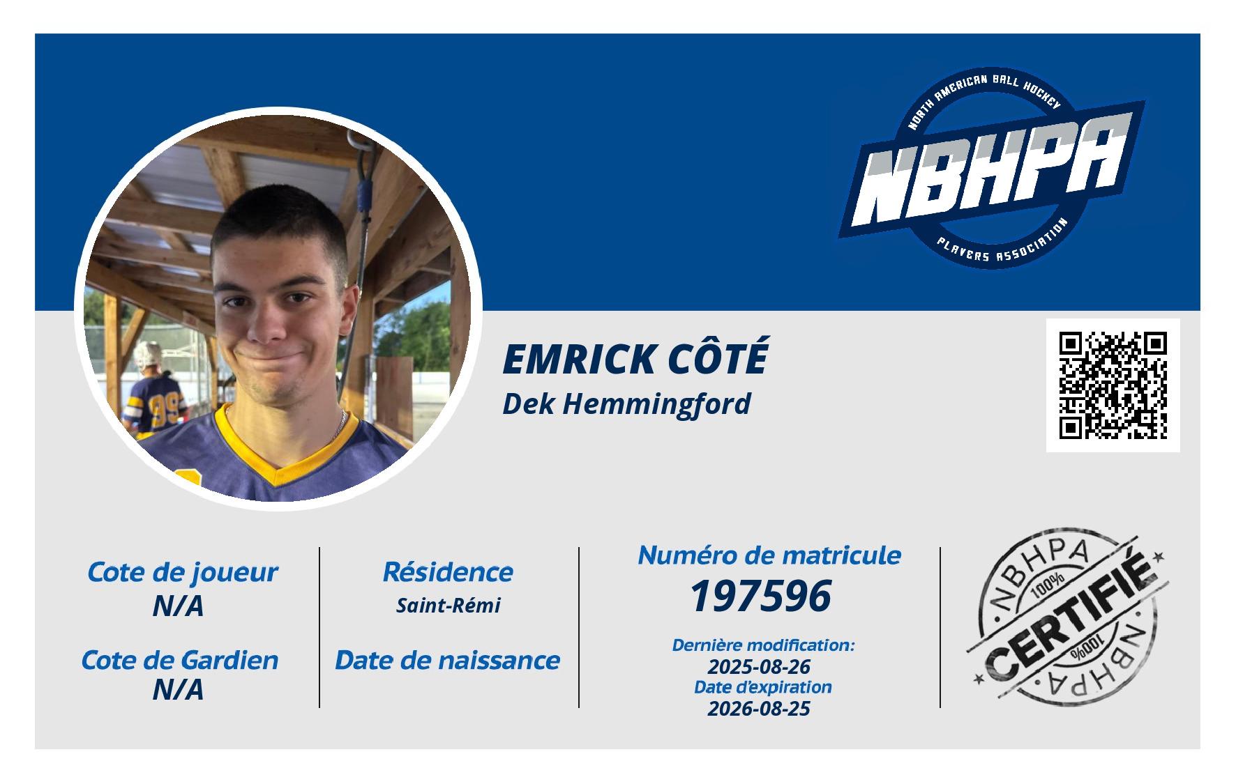 Emrick Côté 