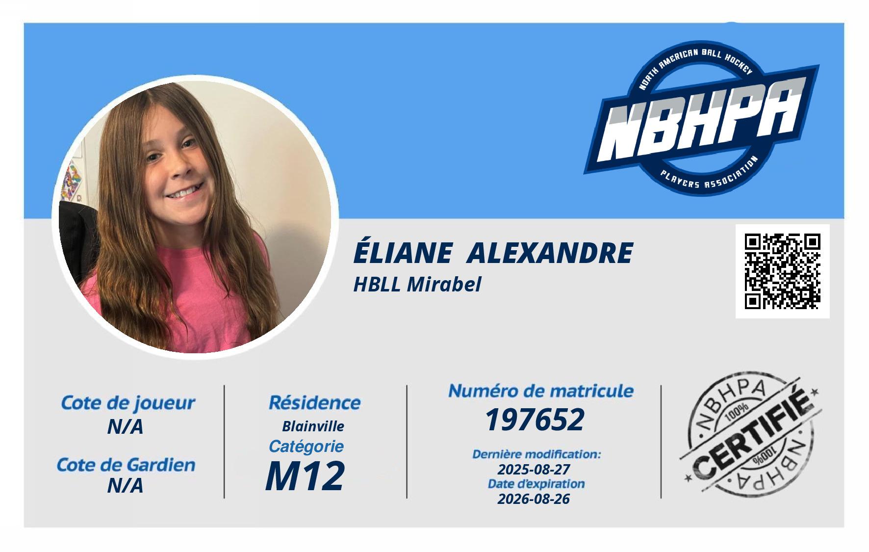 Éliane  Alexandre