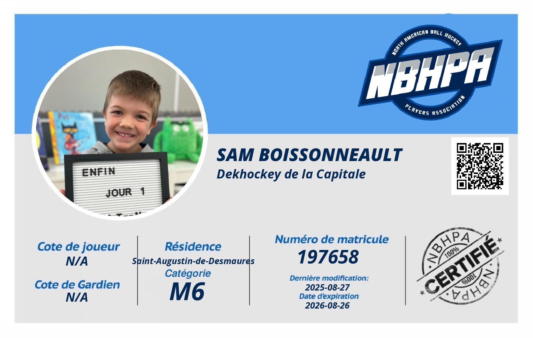 Sam Boissonneault