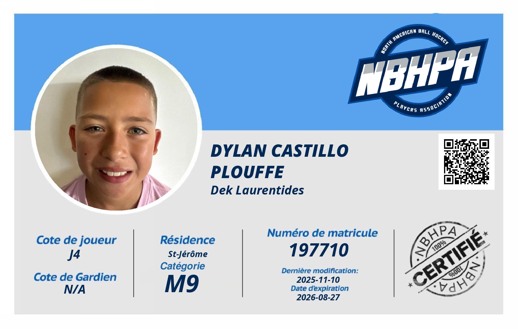 Dylan Castillo Plouffe 