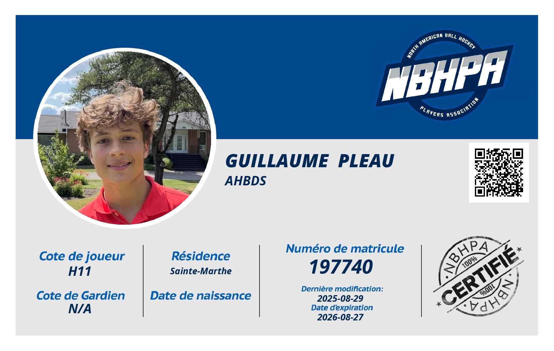 Guillaume  Pleau