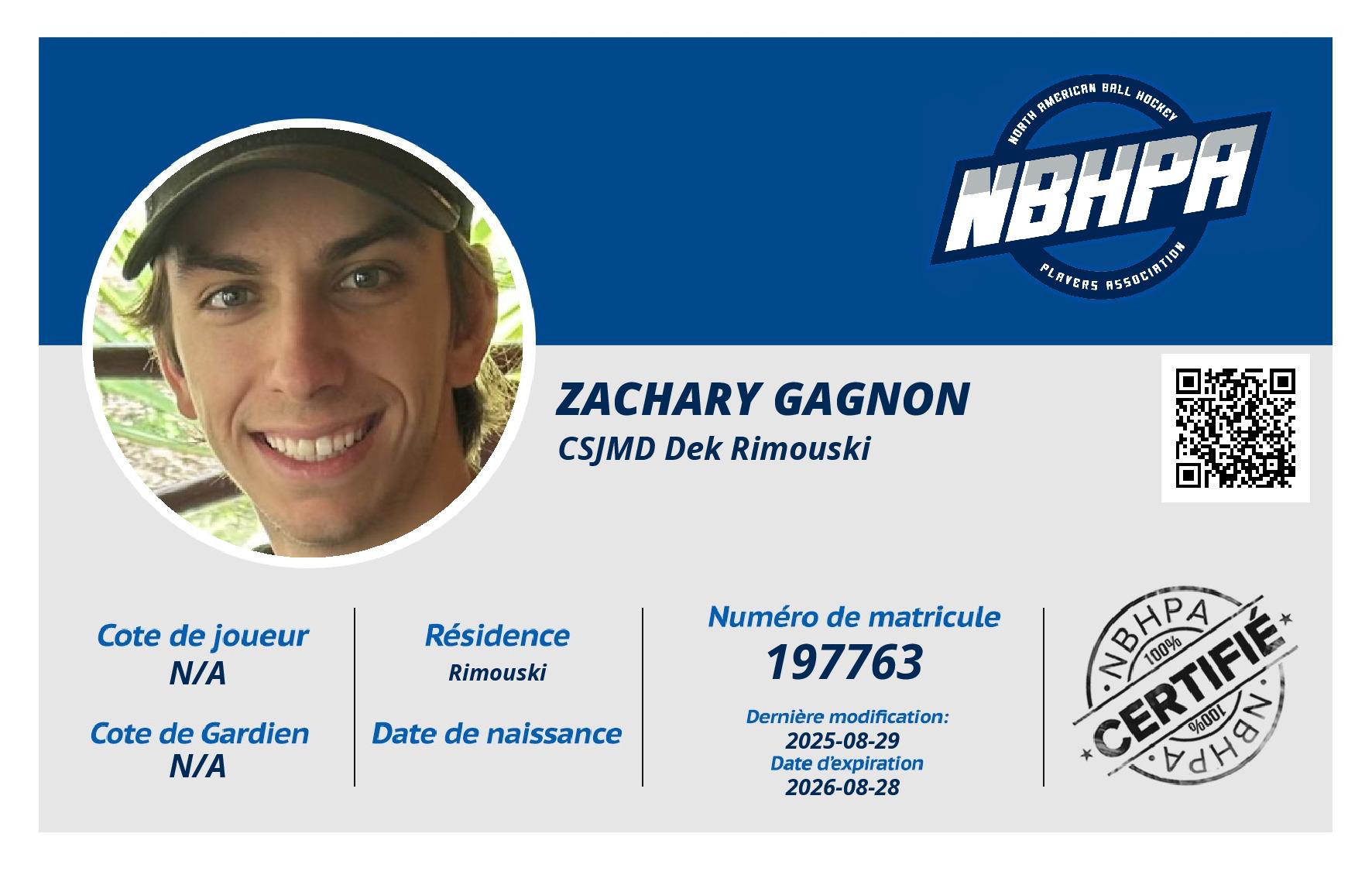 Zachary Gagnon