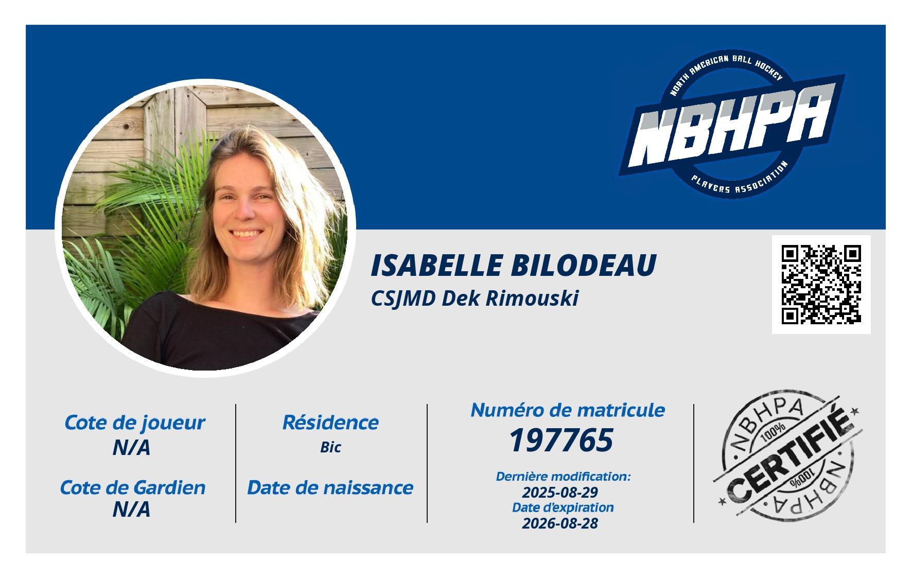 Isabelle Bilodeau