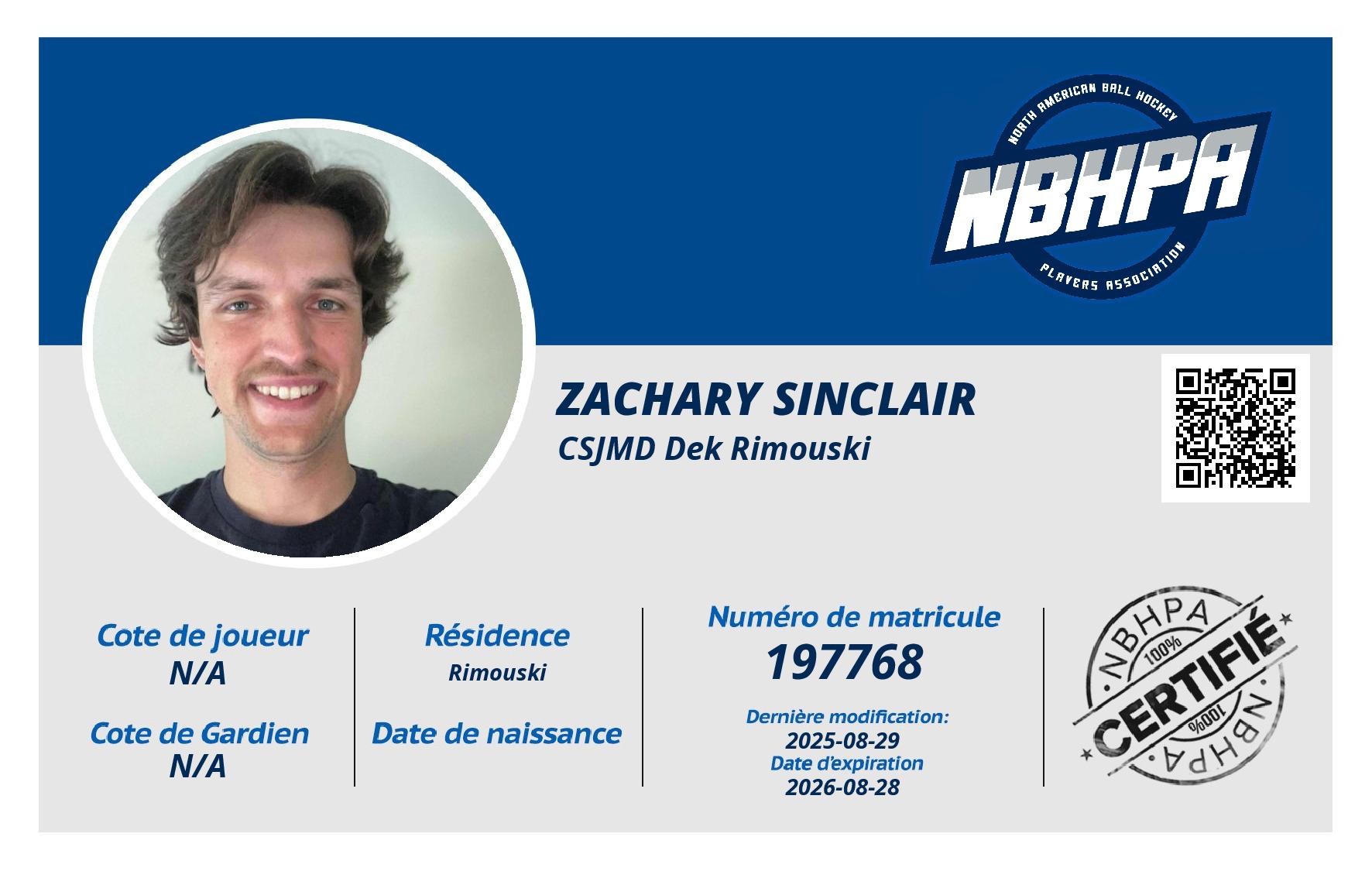 Zachary Sinclair
