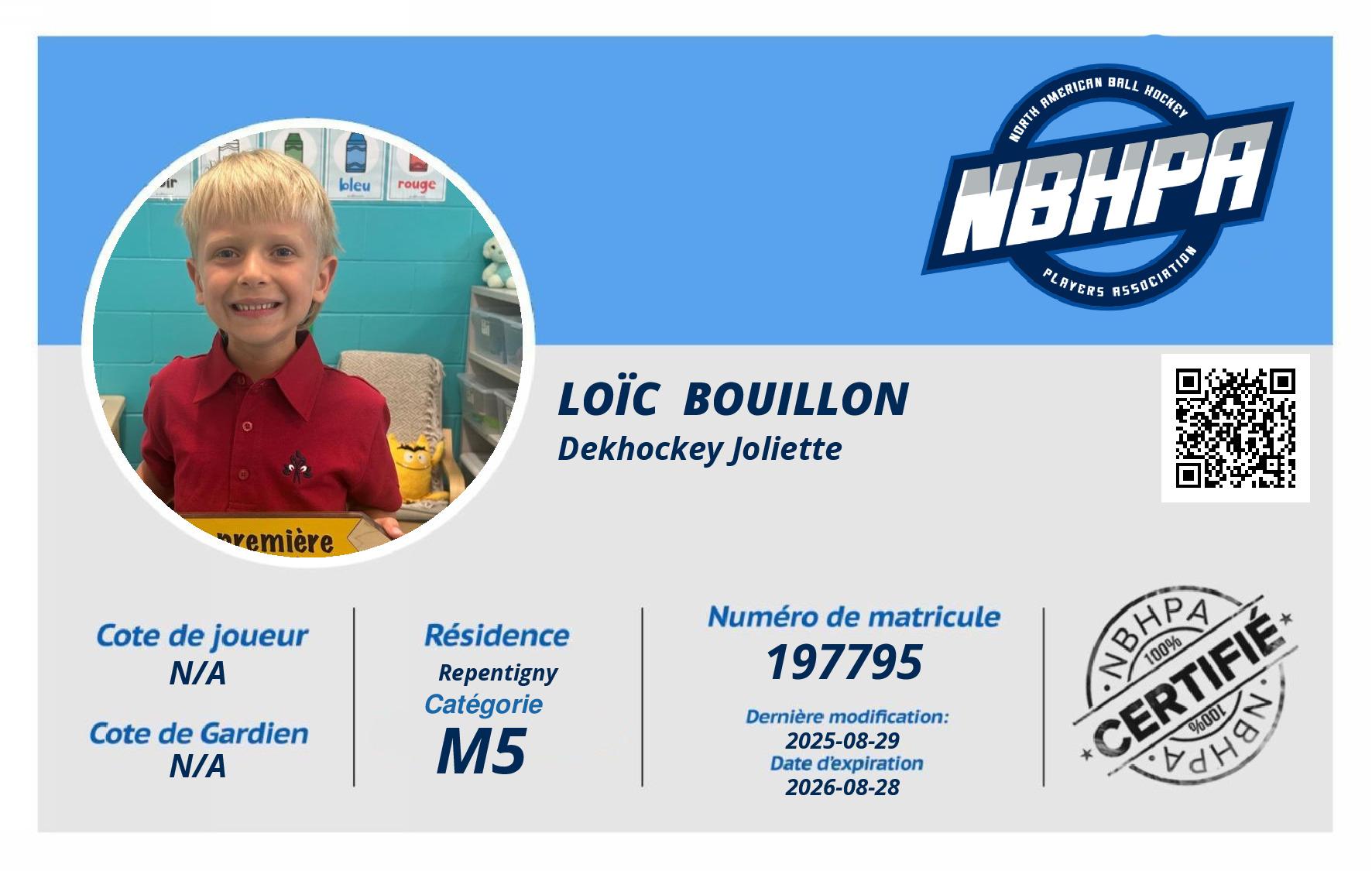 Loïc  Bouillon 