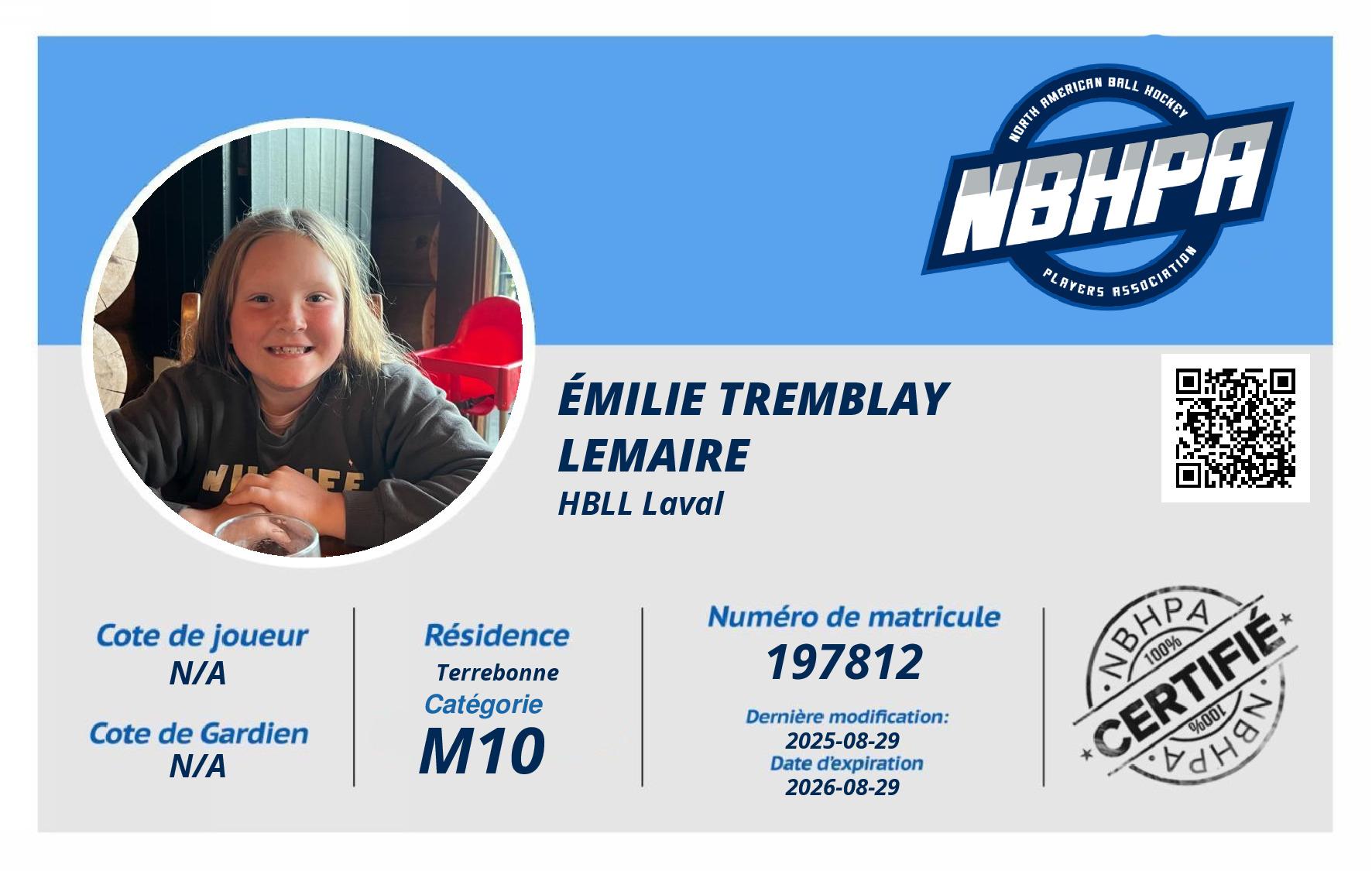 Émilie Tremblay Lemaire