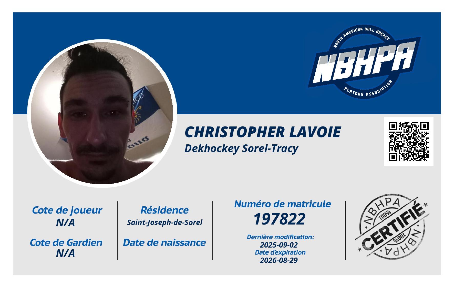 Christopher Lavoie