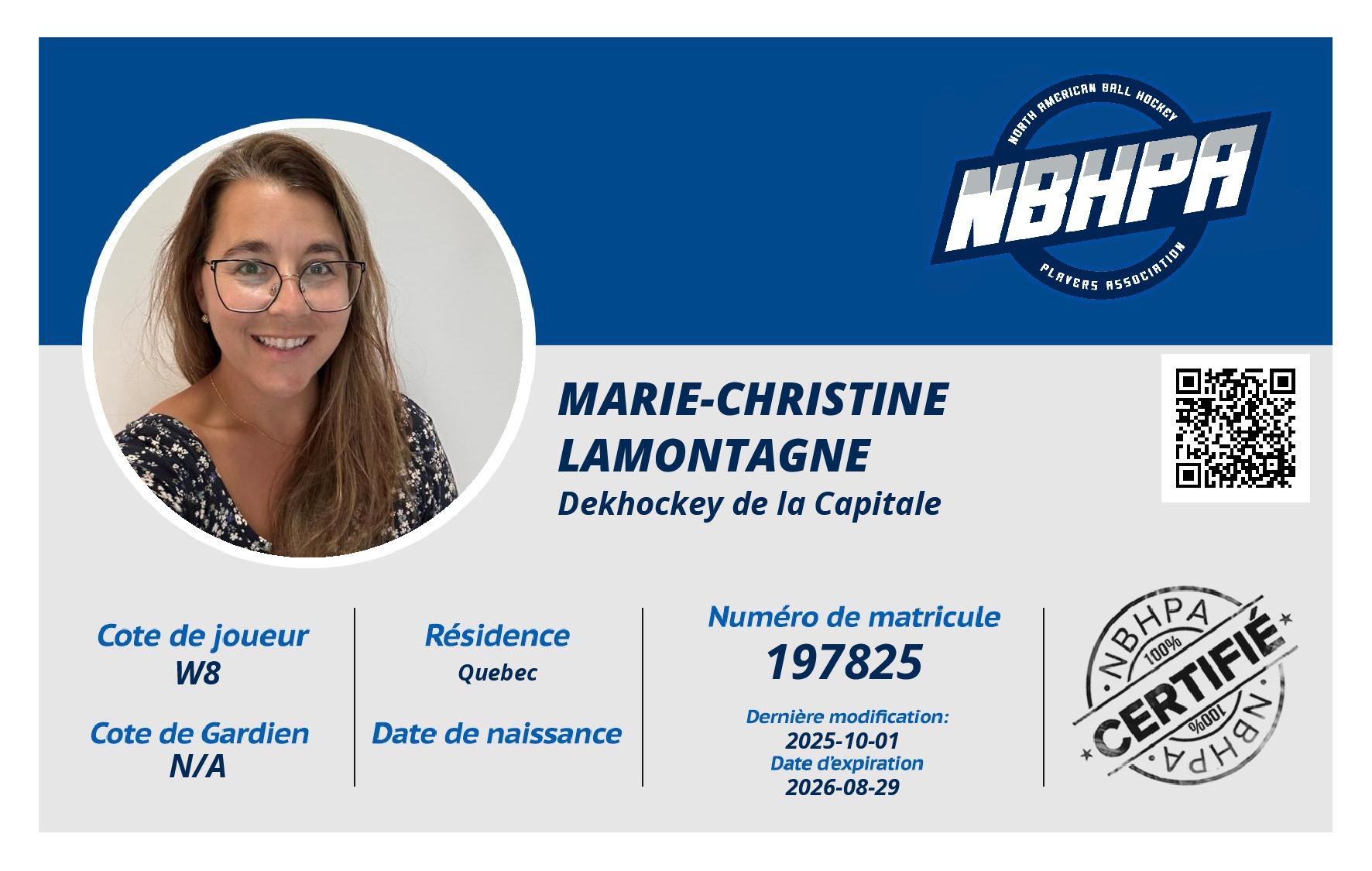 Marie-Christine Lamontagne