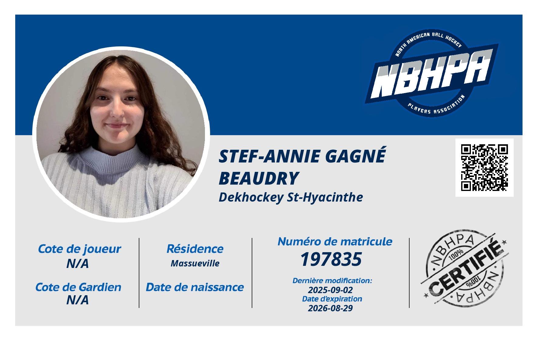 Stef-Annie Gagné Beaudry
