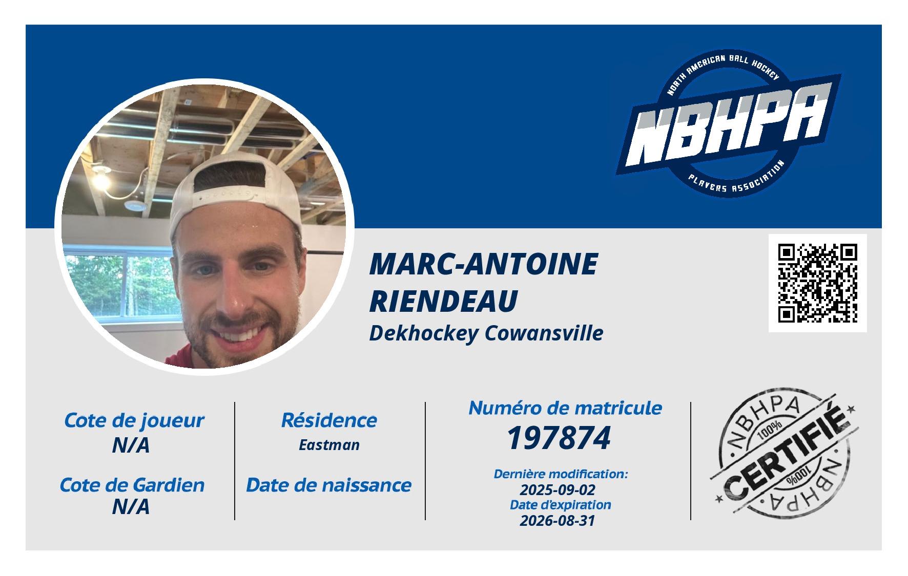 Marc-Antoine Riendeau