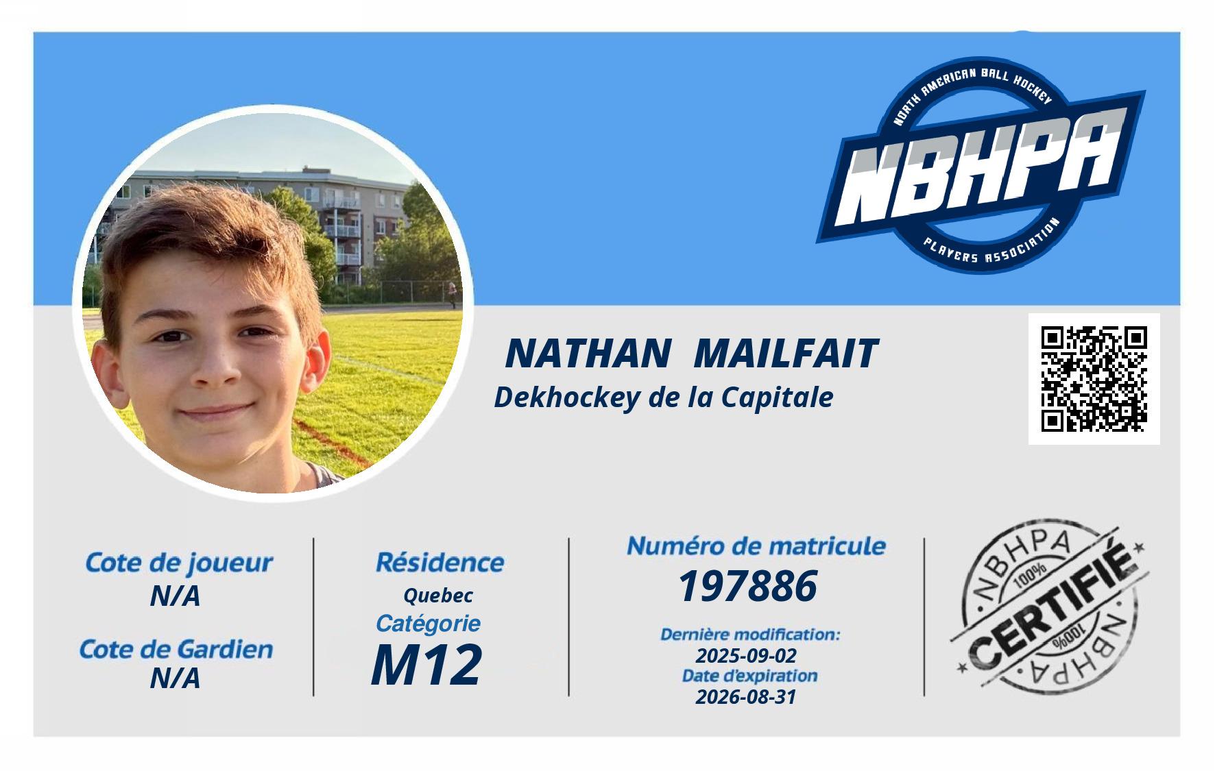  Nathan  Mailfait