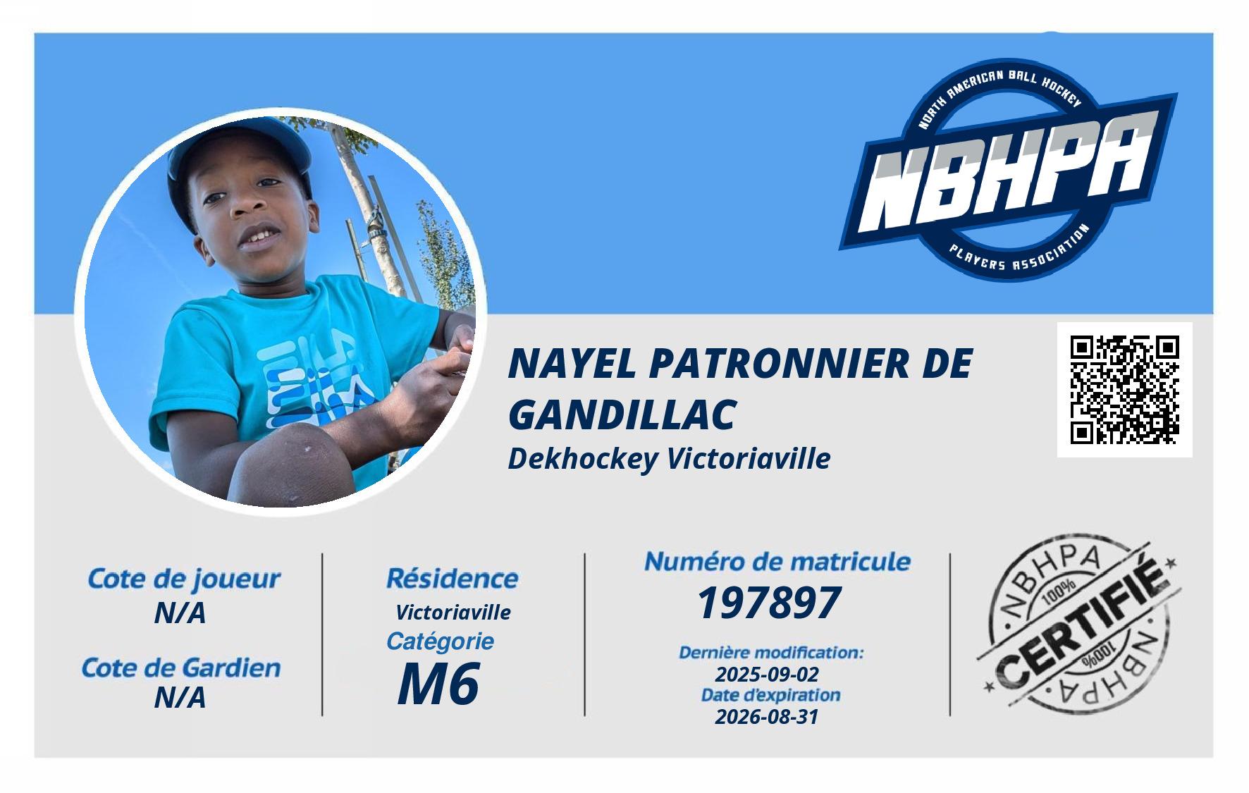 Nayel Patronnier de Gandillac