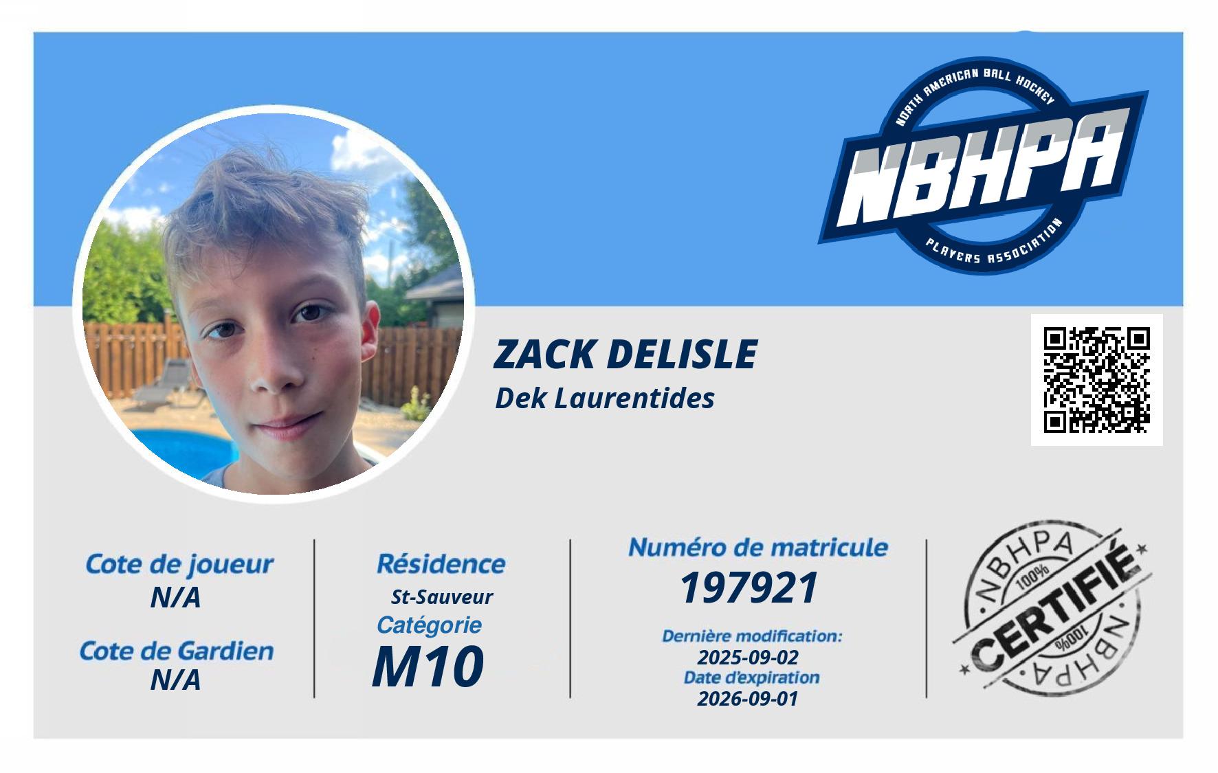 Zack Delisle