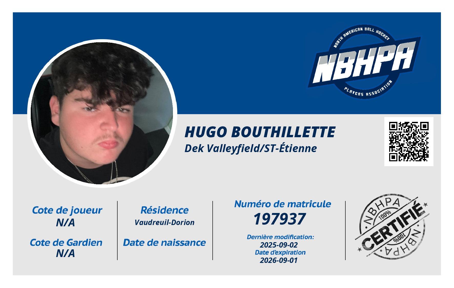 Hugo Bouthillette