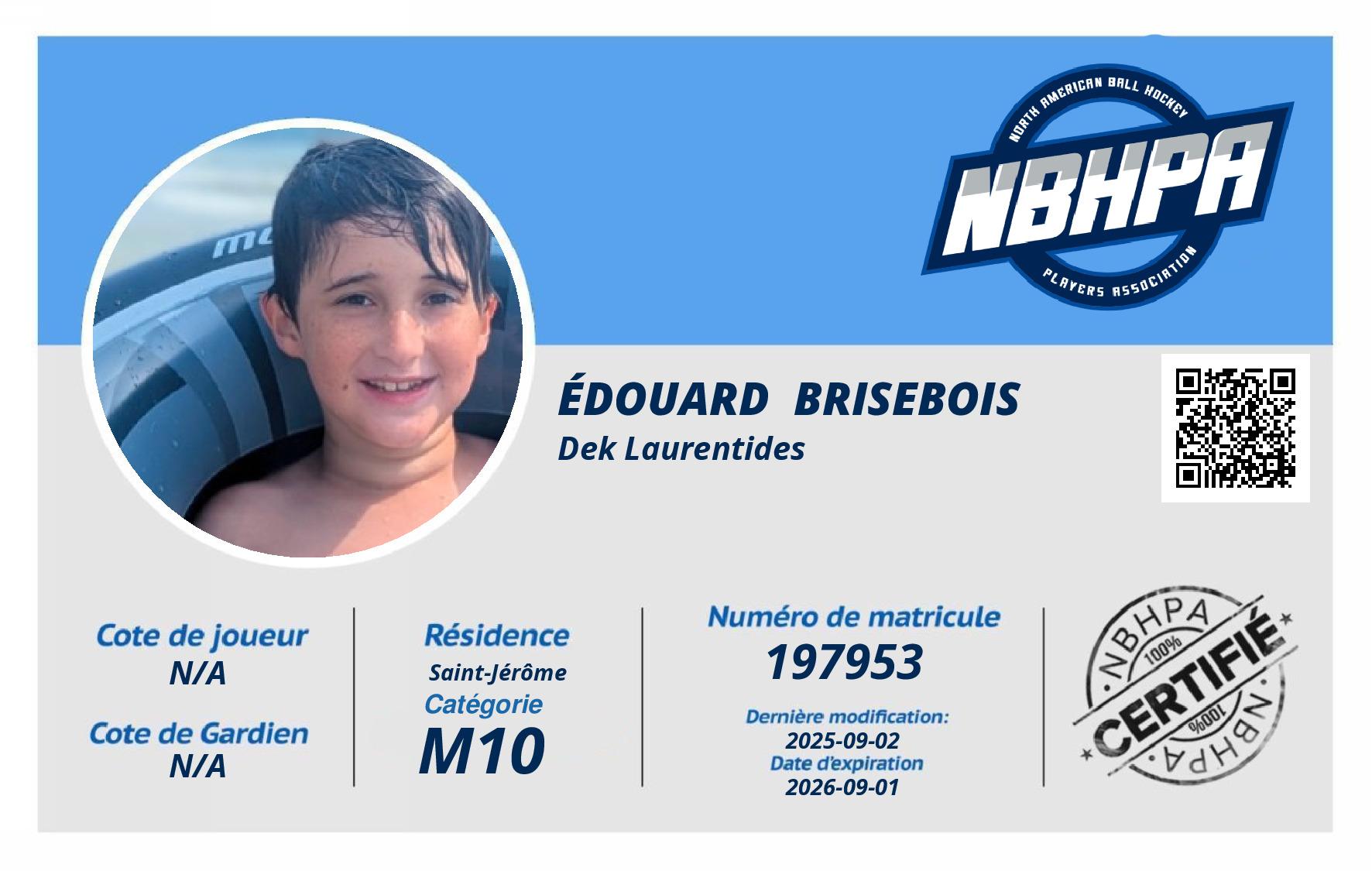 Édouard  Brisebois 