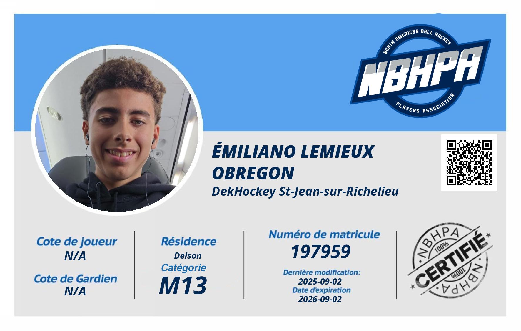 Émiliano Lemieux Obregon 