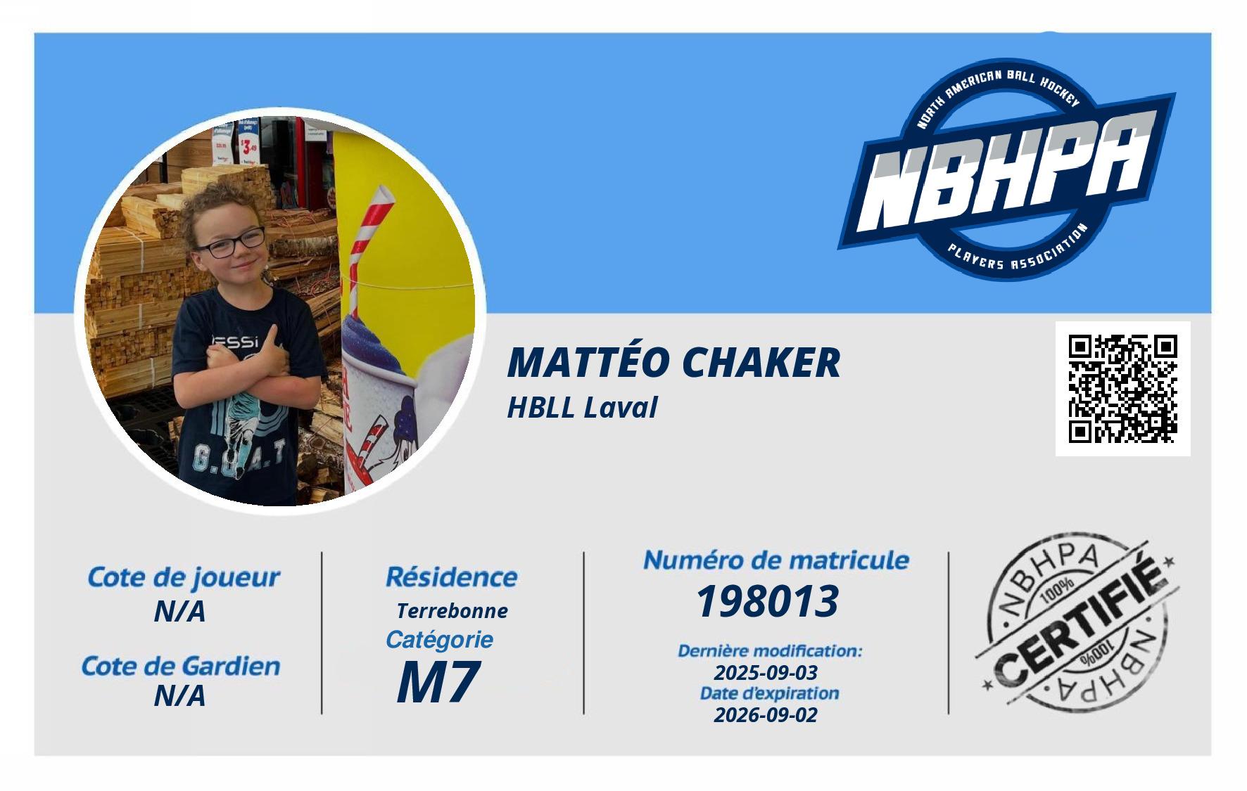 Mattéo Chaker