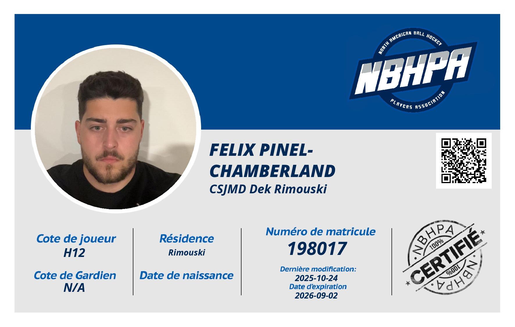 Felix Pinel-Chamberland