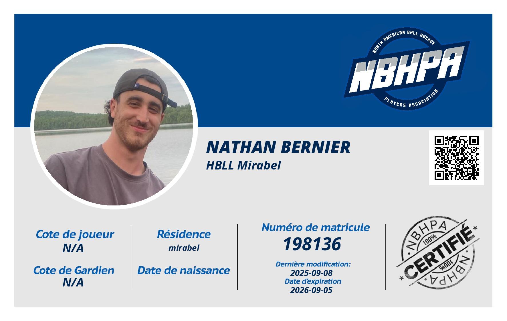 Nathan Bernier
