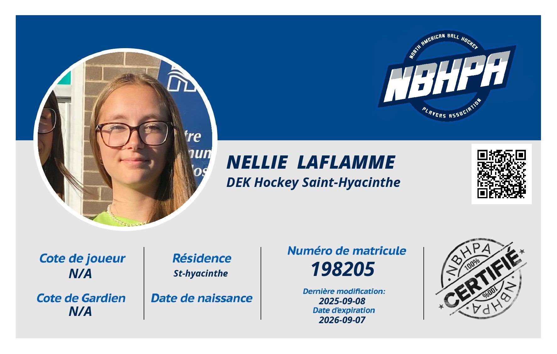 Nellie  Laflamme