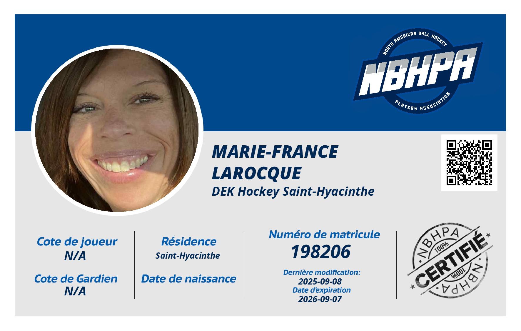 Marie-France  Larocque