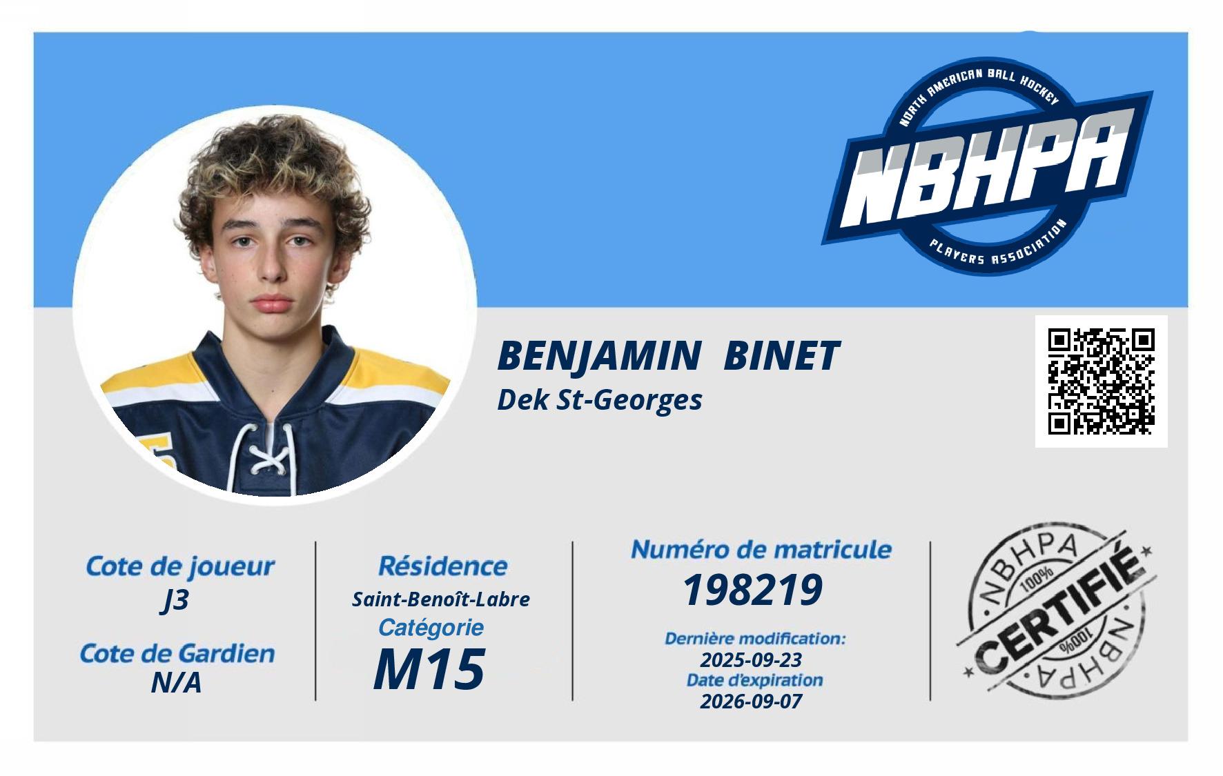 Benjamin  Binet 