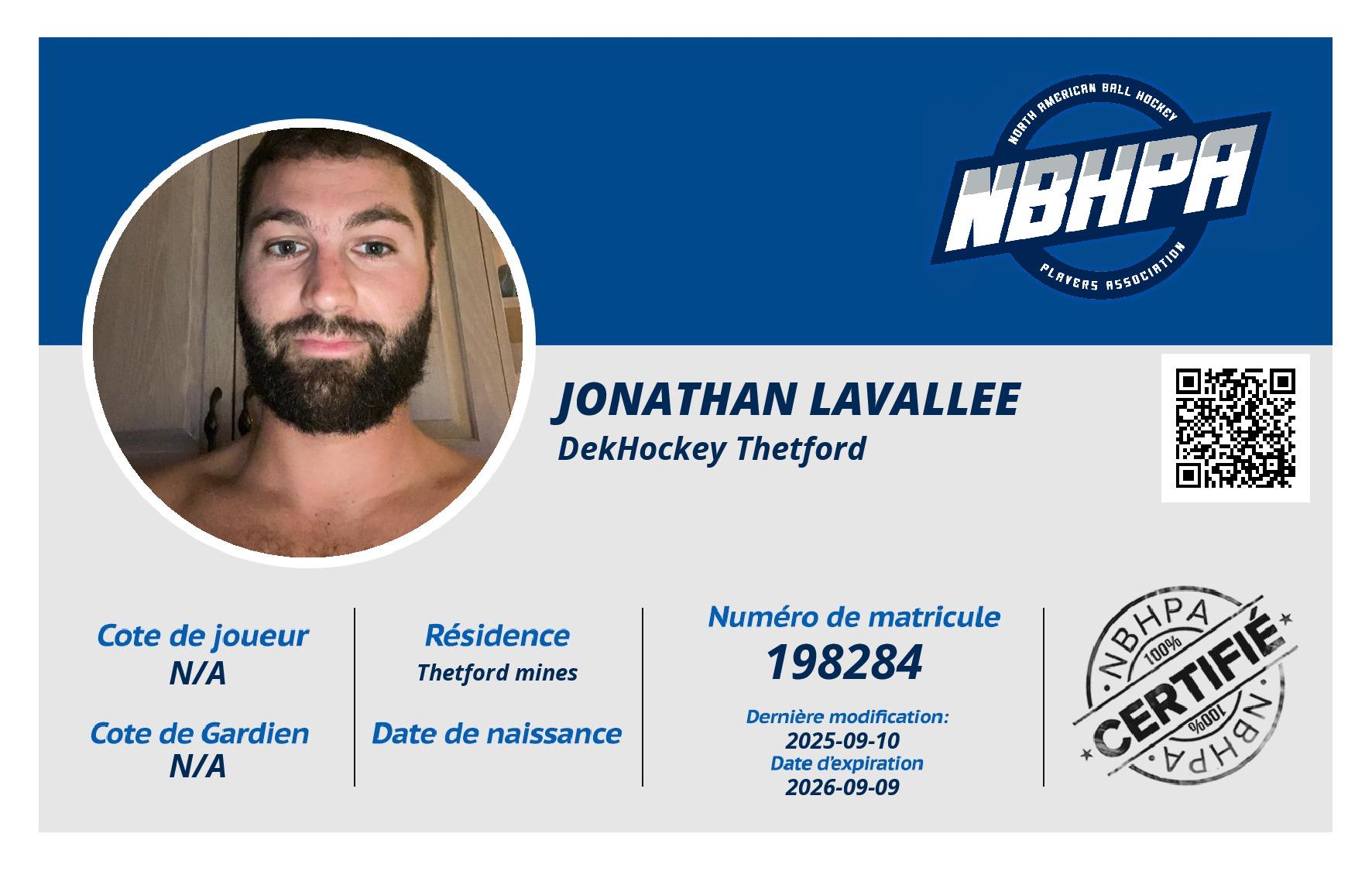 Jonathan Lavallee