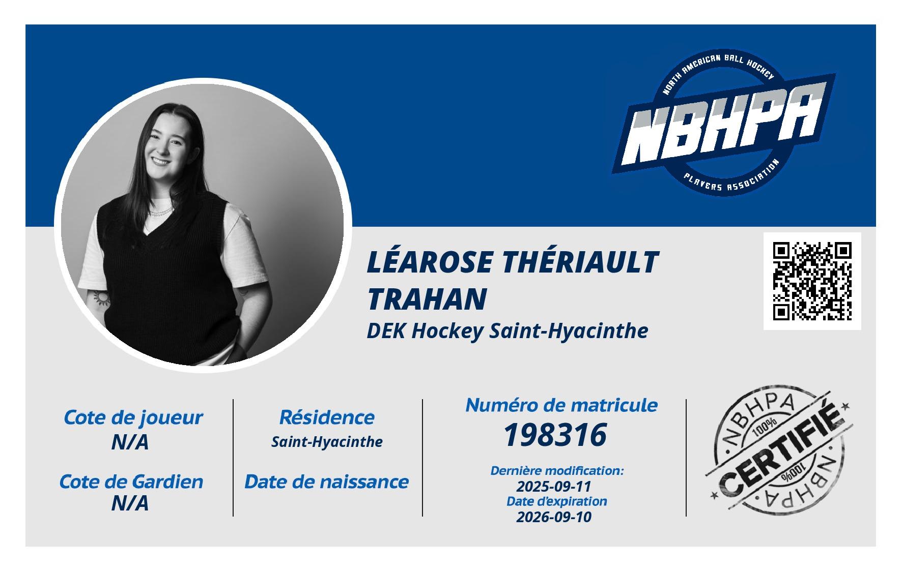 Léarose Thériault Trahan