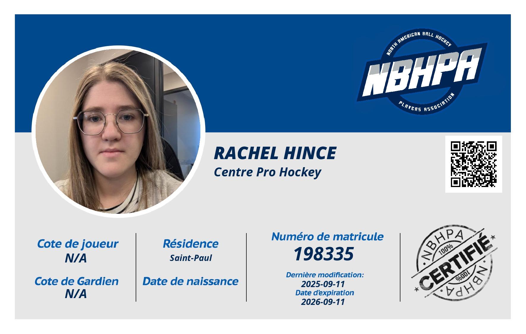 Rachel Hince