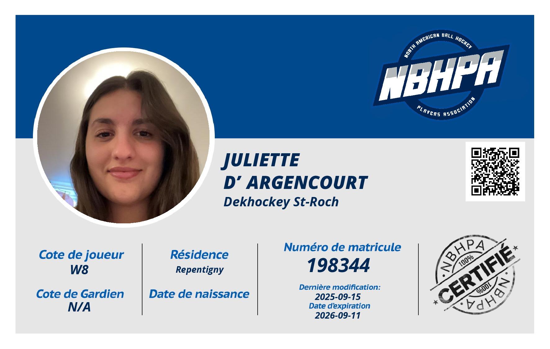 Juliette D’Argencourt