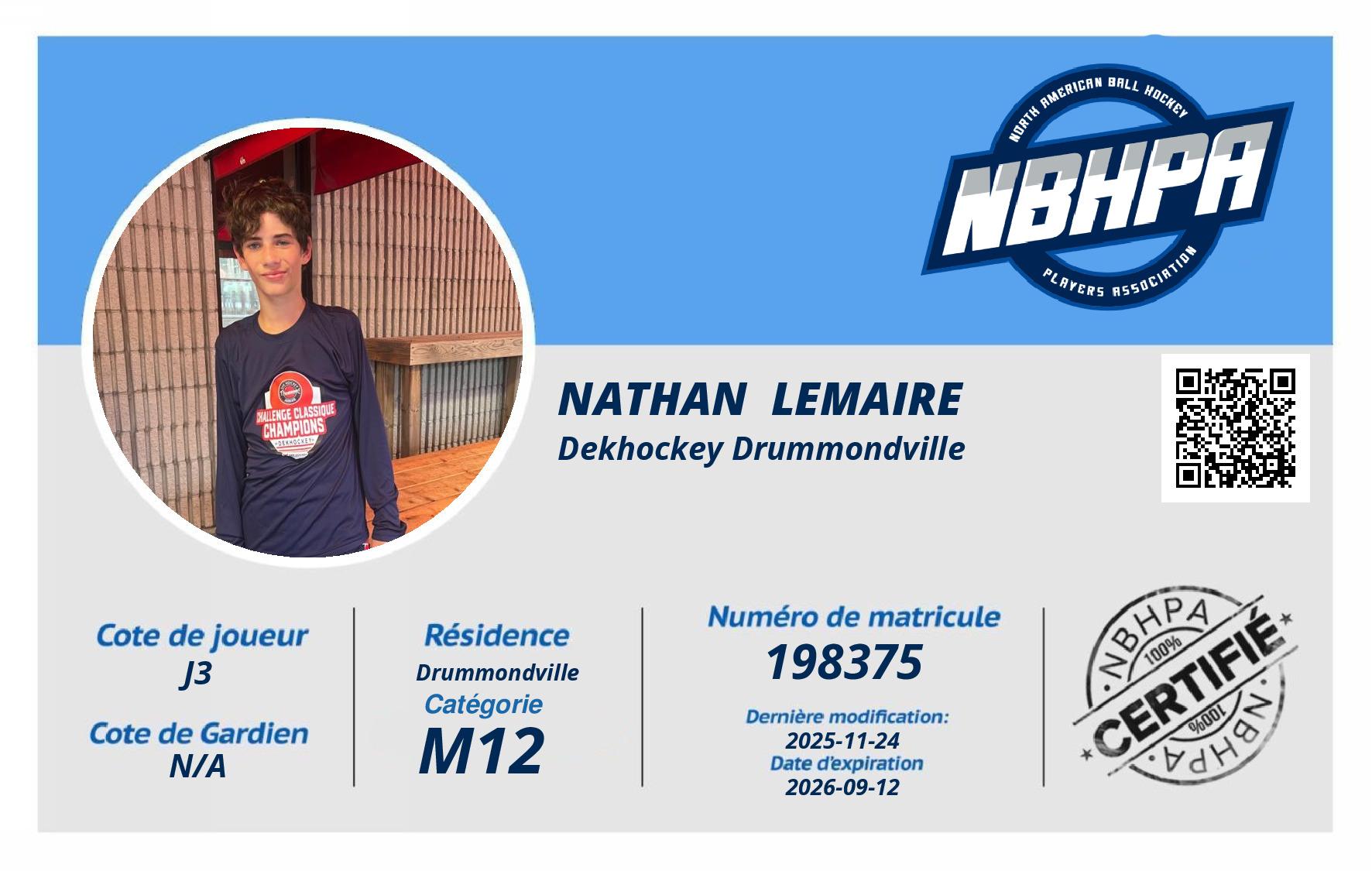 Nathan  Lemaire
