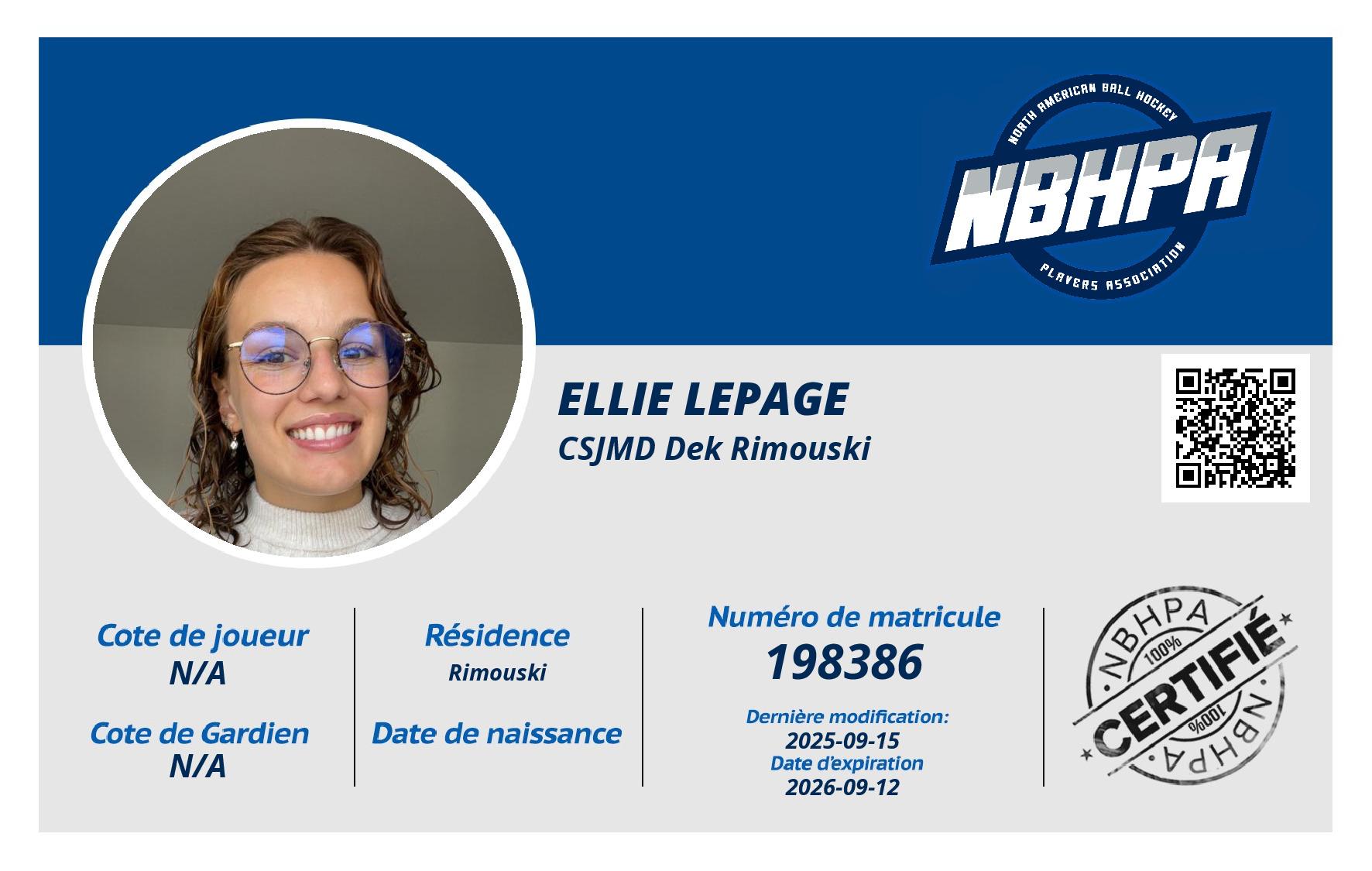 Ellie Lepage