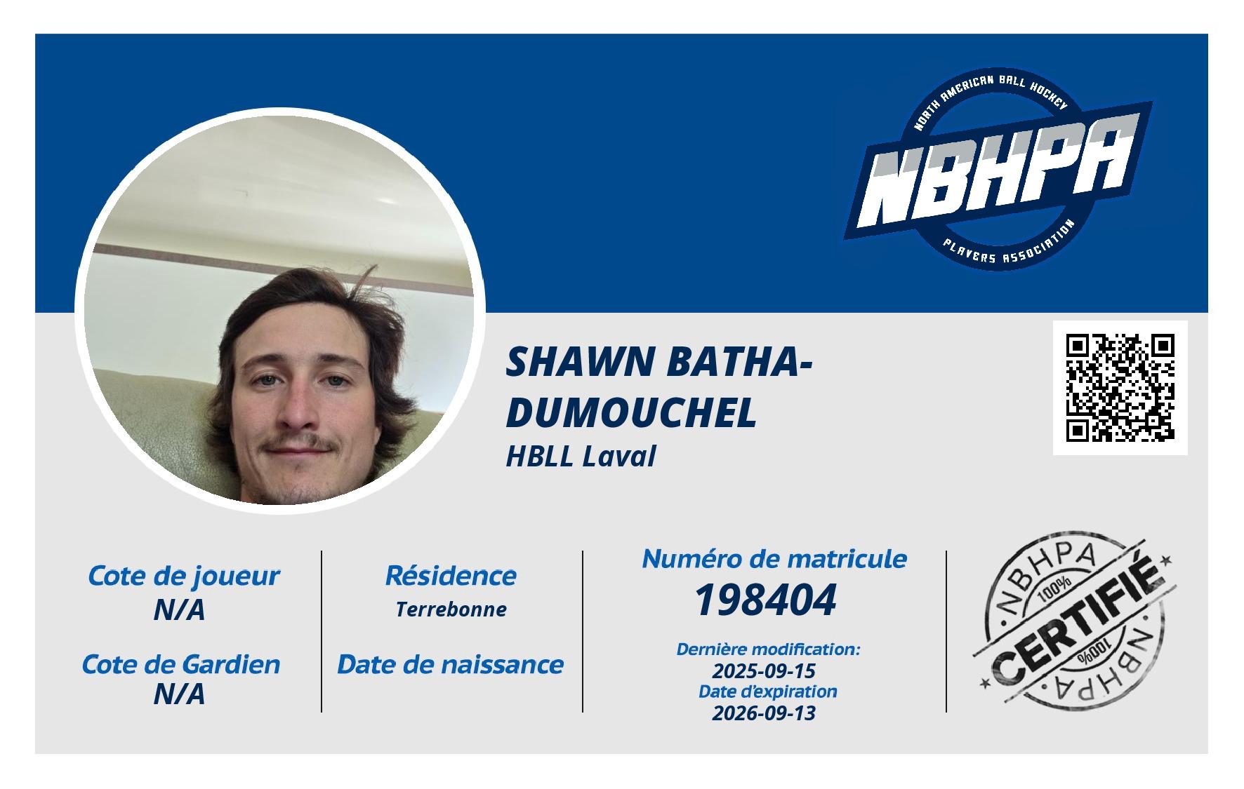 shawn Batha-Dumouchel