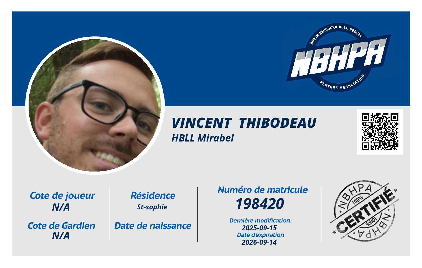 Vincent  Thibodeau 