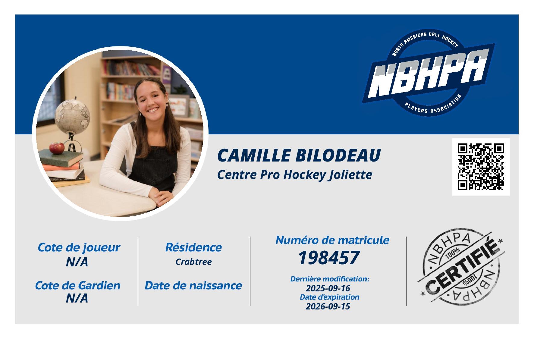 Camille Bilodeau