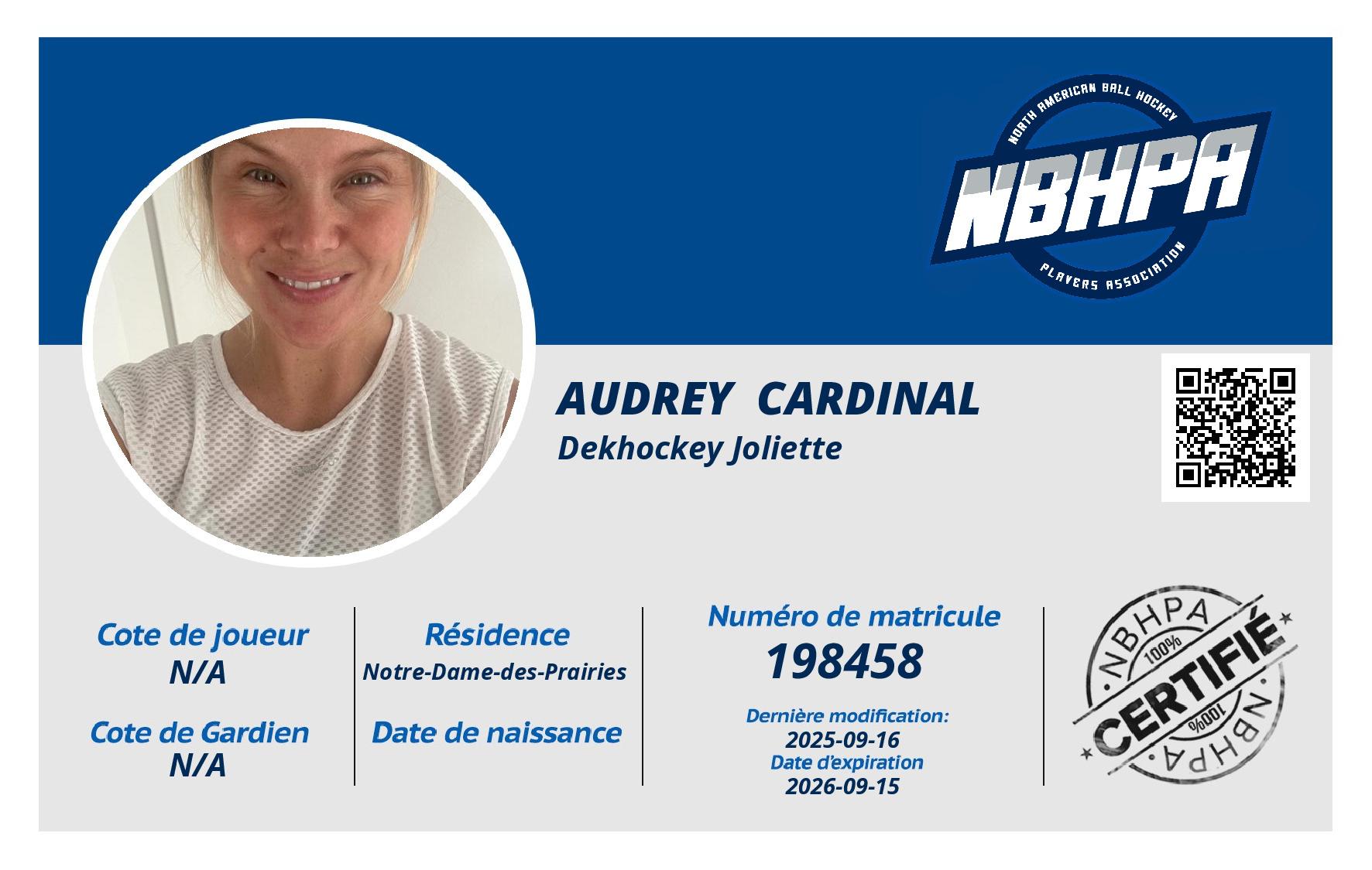 Audrey  Cardinal 