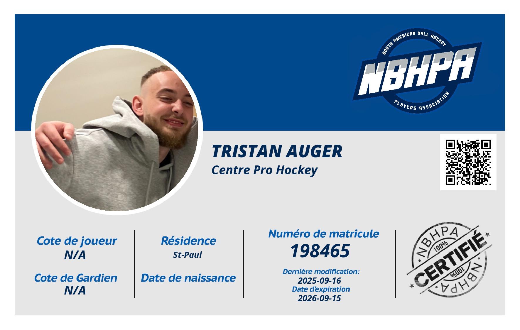 Tristan Auger