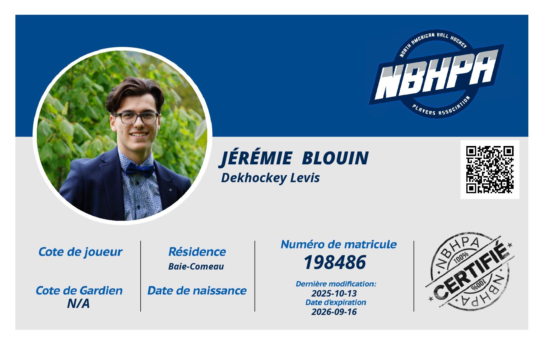 Jérémie  Blouin
