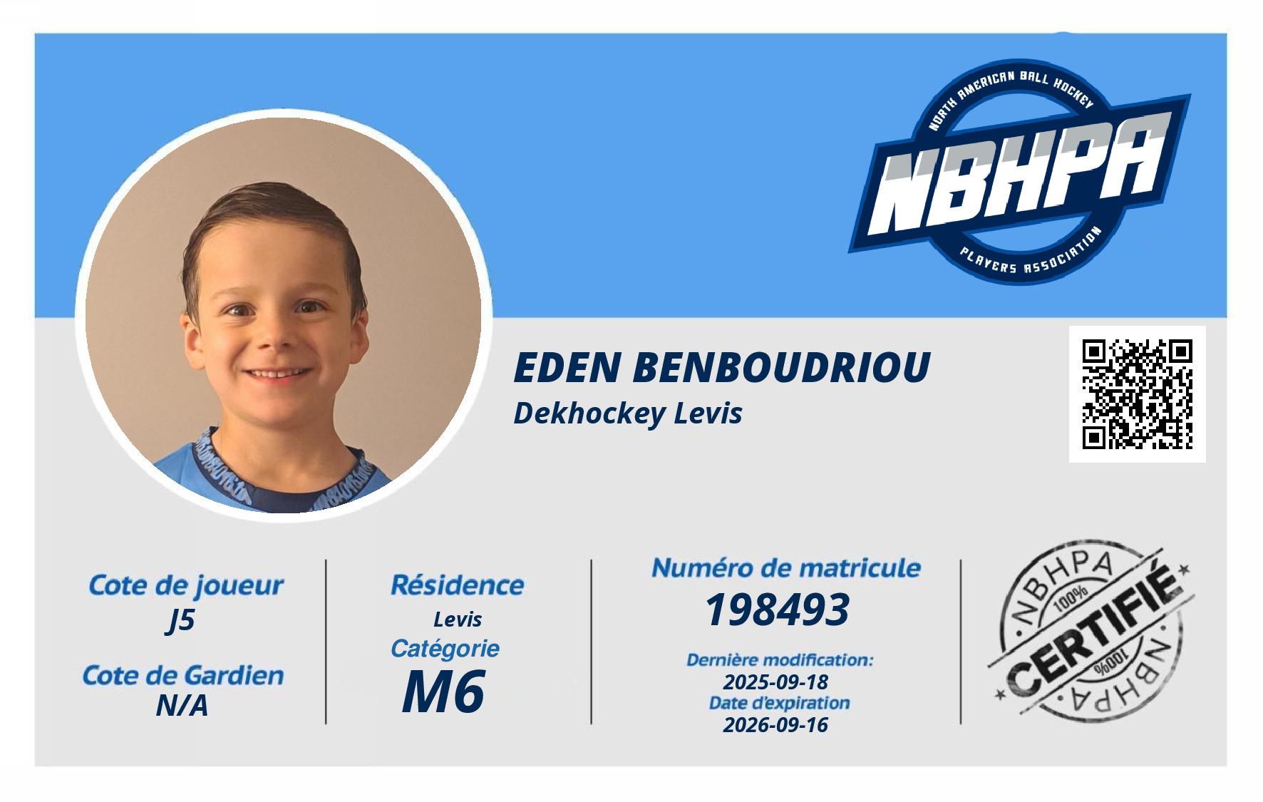 Eden Benboudriou