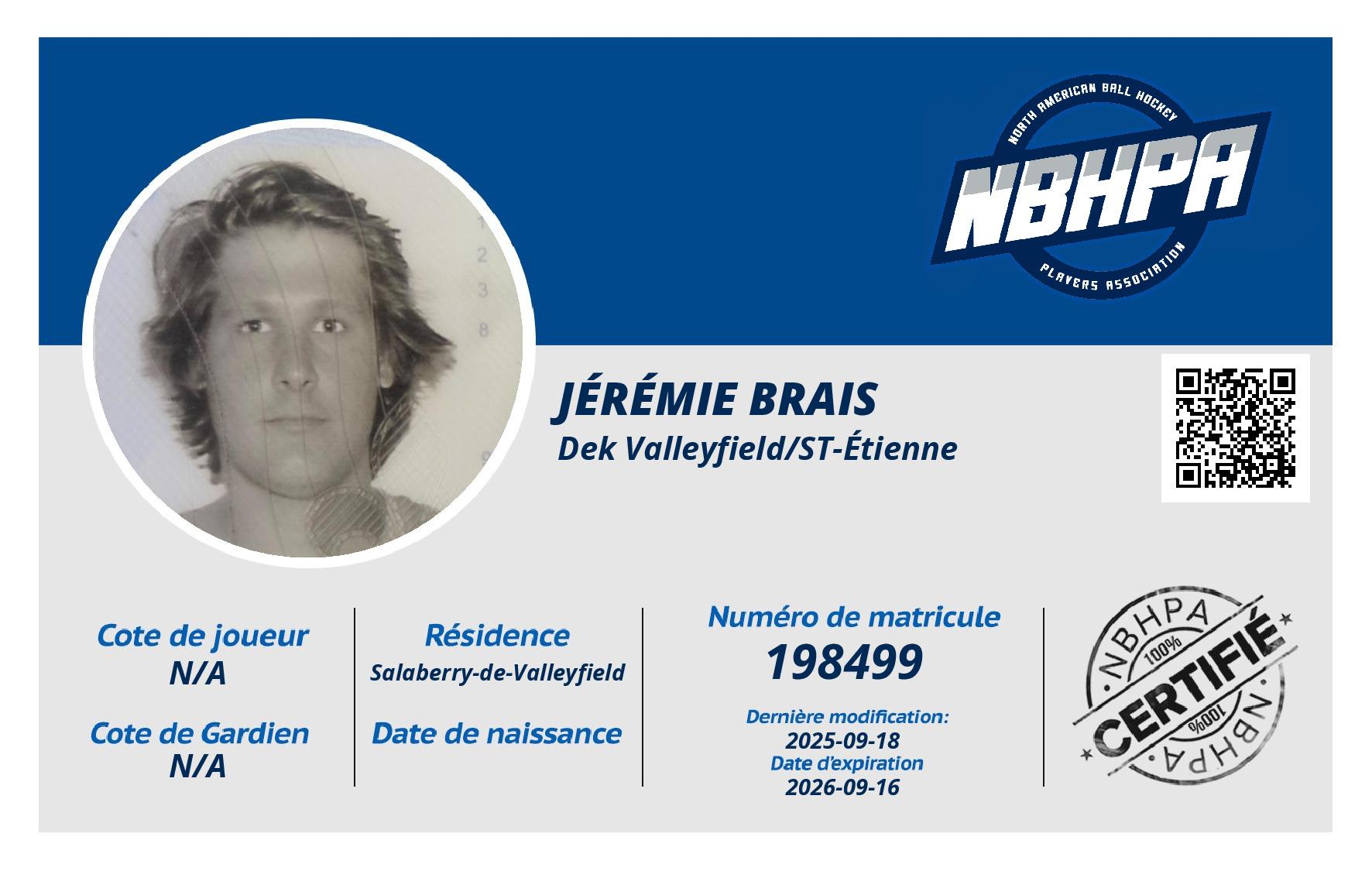 Jérémie Brais
