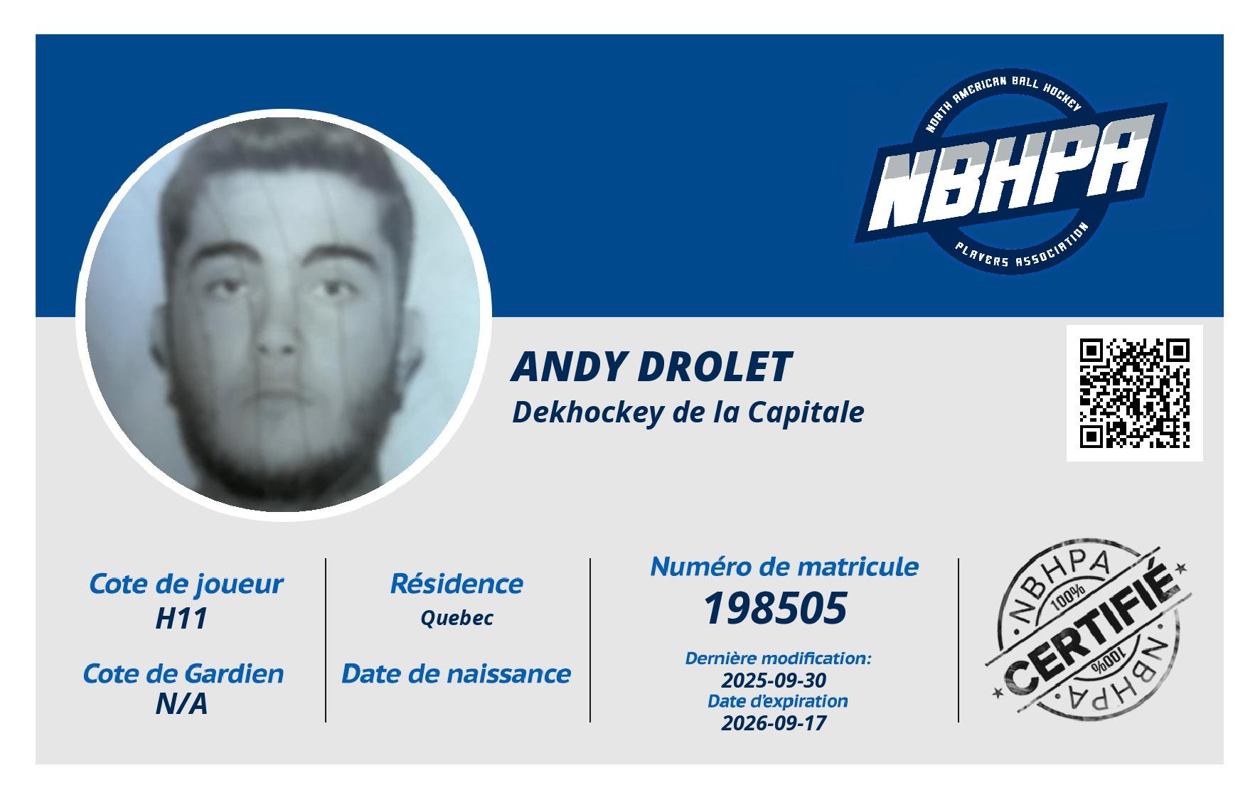 Andy Drolet 