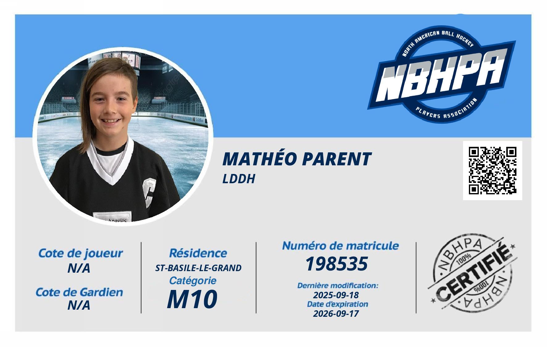 Mathéo Parent