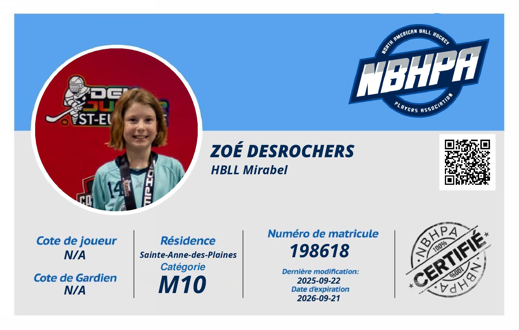 Zoé Desrochers