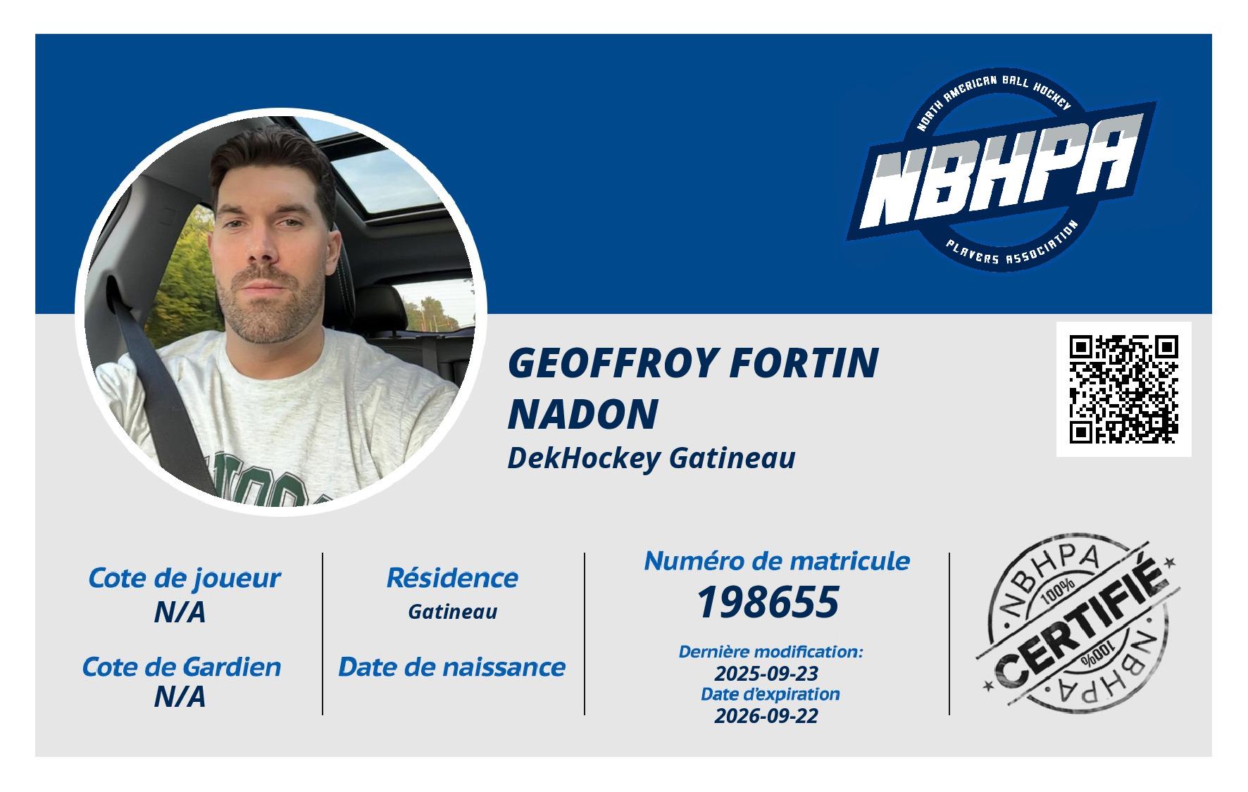 Geoffroy Fortin Nadon